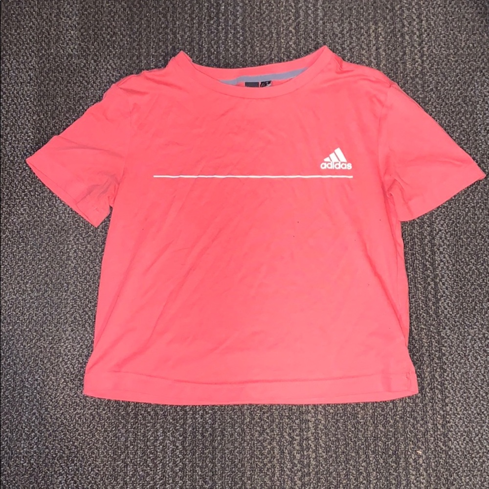 adidas crop tee
